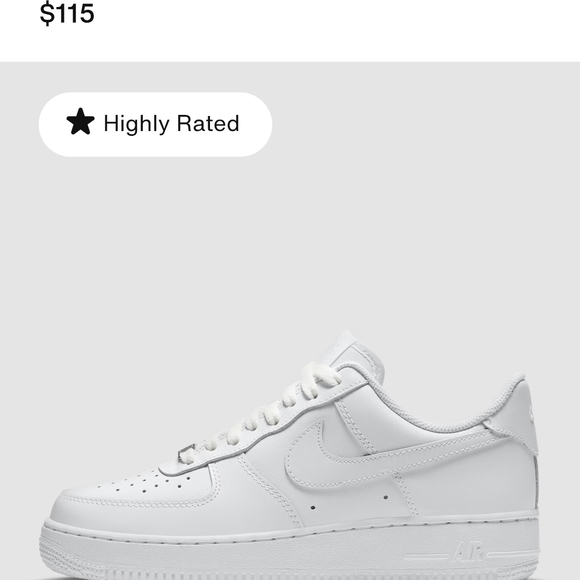 Nike Airforce White Sneakers - Picture 2 of 12